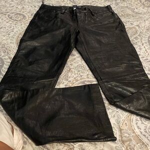 GAP vintage leather pants boot cut